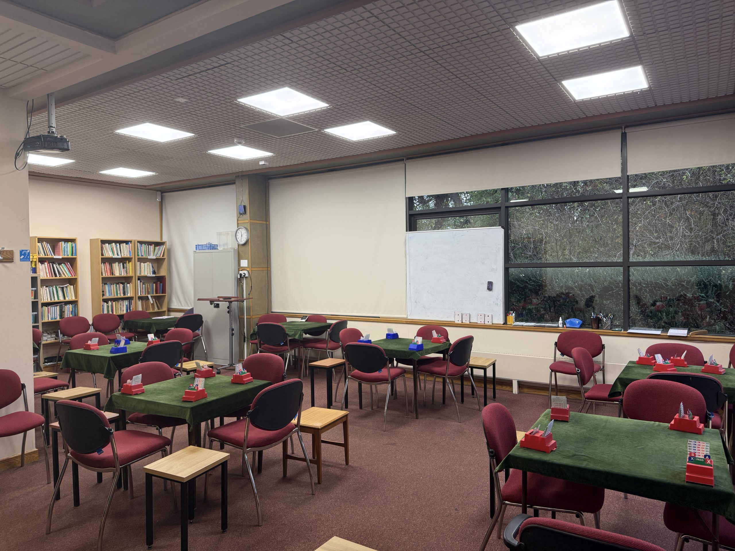Our 8 table teaching room
