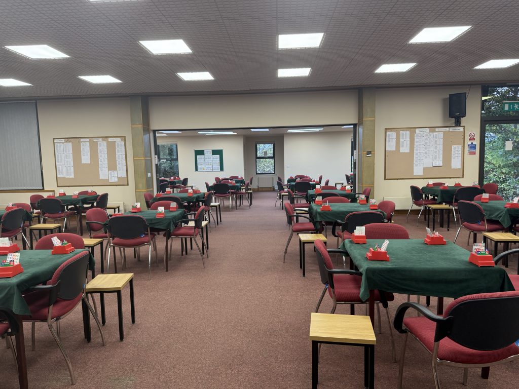 With the extension open a further 8 tables